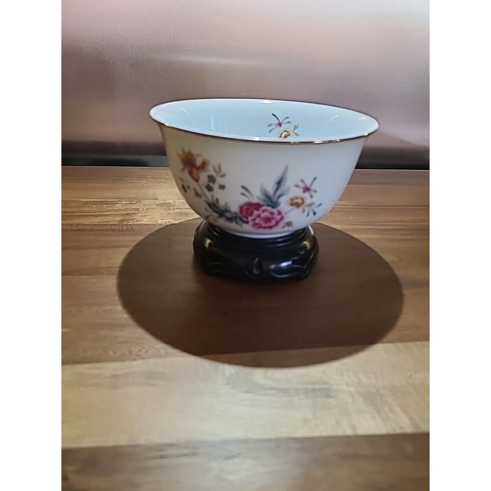 Vintage Avon American Heirloom Porcelain Bowl w/ Base! - Excellent